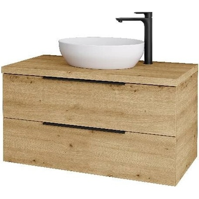kielle Skříňka s deskou pod umyvadlo 100 x 54 x 50 cm karamel 50024101