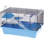 INTER-ZOO Pet Products Клетка за гризачи GINO COLOR с тунел 42 x 29 x 26 cm СИНЯ