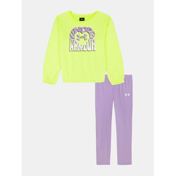 Under Armour Момичешки комплект Under Armour UA CREWNECK LEGGING SET Under Armour | Rozov | Момчешки | 2-3YR