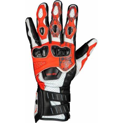 iXS Kožené sportovní moto rukavice RS-200 3.0 červené