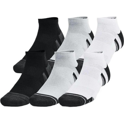 Under Armour ponožky Perf Tech 6pk Low Mod Gray/Mod Gray/Jet Gray