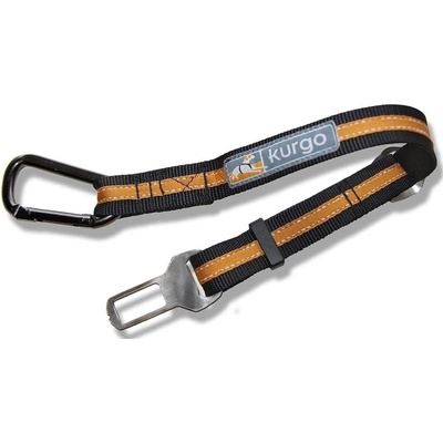 Kurgo vodítko pro psy Direct to Seatbelt polyester oranžové