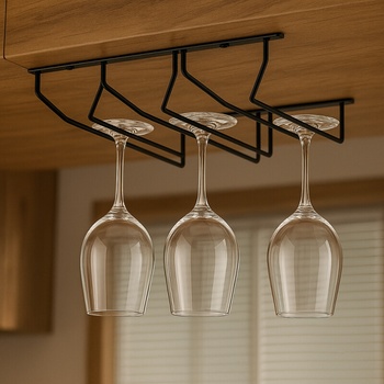 Wireli Trojradový držiak na poháre / Čierna matná