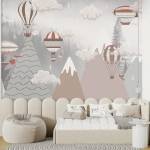 Art Gift Decor Фототапет за детска стая - Дирижабли и балони