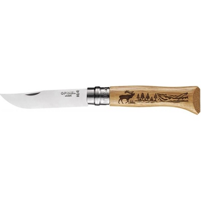 OPINEL N°08 Inox Animalia Deer 002332