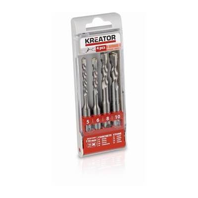 Sada vrtákov Kreator KRT012601 SDS Plus 4ks, 110mm