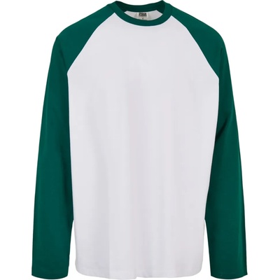 Urban Classics Мъжка блуза с реглан ръкав в бяло и зелен Urban ClassicsMODEL257 SALE - , размер XL