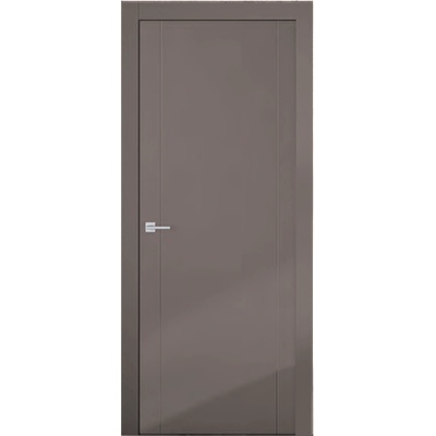 èkasa group Интериорна врата с каса EKASA INCONTRI 80x210х12 см, панти, магнитна брава, дърво, антрацит (IN-405/ANTRACITE)