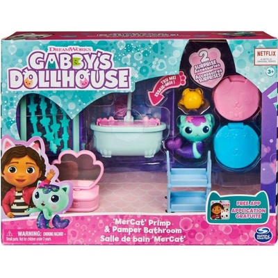 Spin Master Gabby's Dollhouse Deluxe Koupelna s Rybočkou – Zboží Dáma