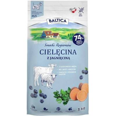 Baltica Smaki regionów Small breeds Veal with lamb 3 kg