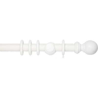GENKOVSKI КОРНИЗ ф28 ДЕКОРАЦИЯ БЯЛ 2.40м (б240)