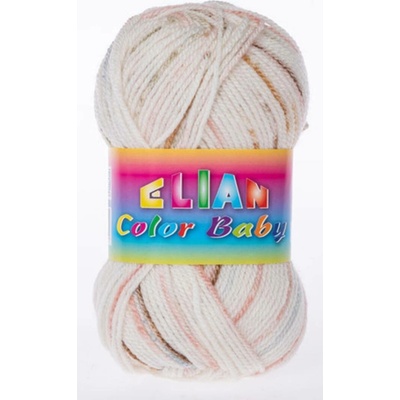 Pletací příze Elian Color Baby 334 - hnědá
