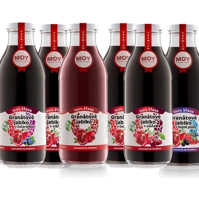 MOY Detox Fit Mix Granátové Jablko 6 x 500 ml