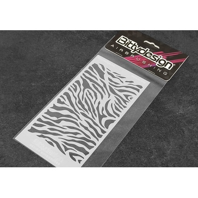 BittyDesign maskovacie predlohy Zebra