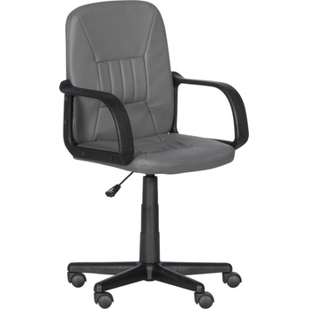 Image 1 of Bittel Работен стол Carmen 6680, до 100кг, еко кожа, полипропиленова база, коригиране височина, газов амортисьор, сив (3520099)