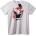NOONEBRAND Тениска Аниме Маска - 5XL, White
