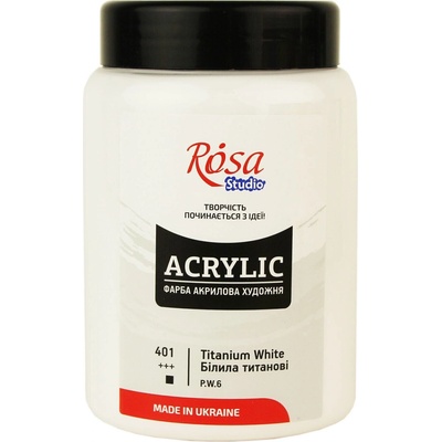 Rosa 322419401 АКРИЛНА боя Titanium White 400 ml 1 бр (322419401)