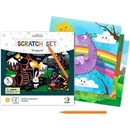 Škrabacie obrázky Draci