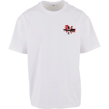 Mister Tee Тениска True Warrior Oversize Tee white XXLUB-MT3993-00220 - Тъмносив, размер 4XL