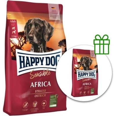 Happy Dog Supreme Africa 12, 5 кг + 3 кг БЕЗПЛАТНО