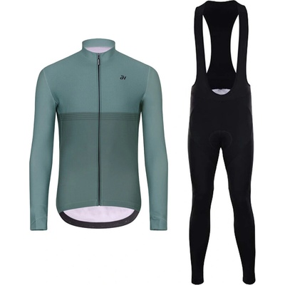 Holokolo STRIPES WINTER zelená/čierna