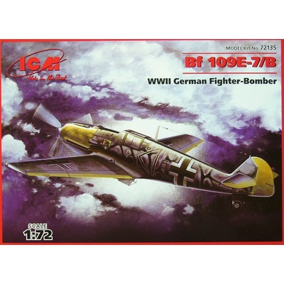 ICM Messerschmitt Bf 109 E-7/B German Fighter Bomber 1:72