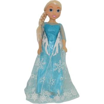 Bambolina Кукла Bambolina - Ice princess, със синя рокля, 80 cm (BD2001D)