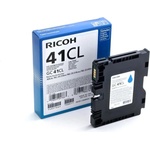 Ricoh Мастило Ricoh GC 41CL, Cyan, 600 страници, за GelJet SG 2100N/SG 2100DN (RICOH-INK-GC41CL)