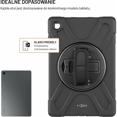 FIXED Rugged Tab Case se stojánkem pro Samsung Galaxy Tab A11 FIXRTC-1650-BK černé