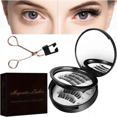 10mm Magnetické Řasy 4 Páry Bez lepidla Přirozený vzhled S aplikátorem – Zboží Mobilmania