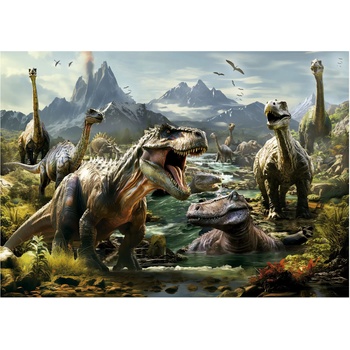 Image 1 of Educa - Puzzle Fierce Dinosaurs - 1 000 piese