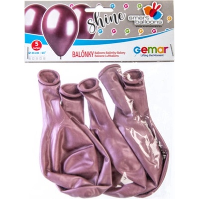 Smart Balloons Shine Balónek Růžová 33 cm