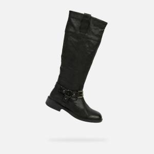 GEOX Черни дамски ботуши Geox Catria Geox | Cheren | ЖЕНИ | 36