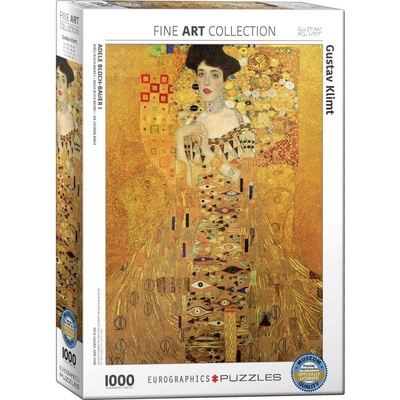Eurographics Gustav Klimt Portrait of Adele Bloch-Bauer 1000 dielov