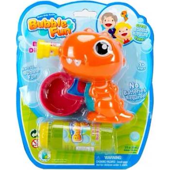 Sparkys Bubble Fun Dinosaurus s náplní 60 ml oranžová