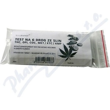 1stepbiotest Test na 6 drog ze slin thc opi coc met xtc amp 1 ks