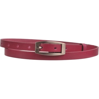 Penny Belts dámský kožený úzký pásek 15-2-53 růžový