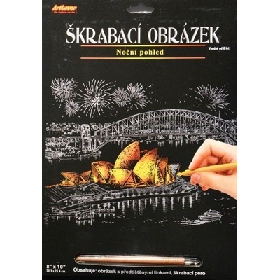 ArtLover Škrabací obrázek Noční pohled