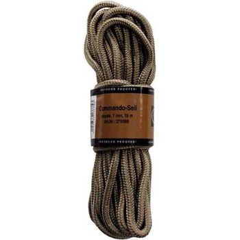 MFH Полипропиленово въже 15 метра 7 мм койот (27509b)