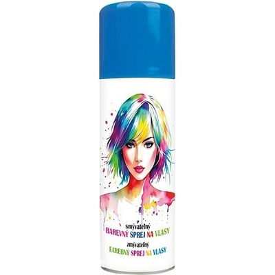 Sprej na vlasy tmavě modrý 125 ml