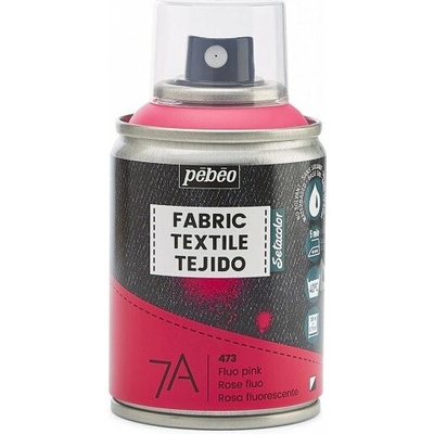 Pébéo 7A farba na textil ve spreji 100 ml 73 fluorescent pink