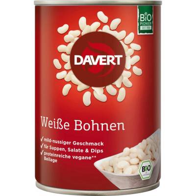 Davert Bio bílé fazole 400 g