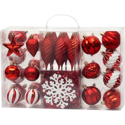 Gule MagicHome sada, 39 ks, červené, mix, na vianočný stromček