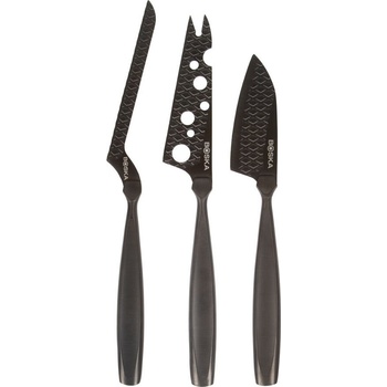 Boska Ножове за сирене Monaco Plus с калъф черни 4 части (BO-307089)