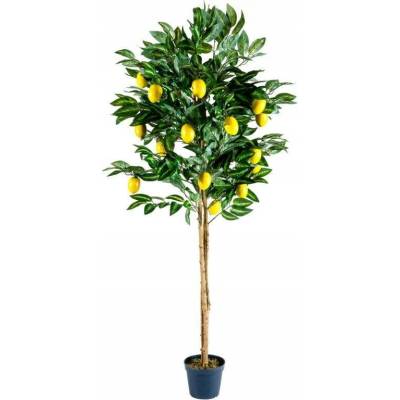 PLANTASIA 1408 Umělá květina strom - citronovník - 184 cm