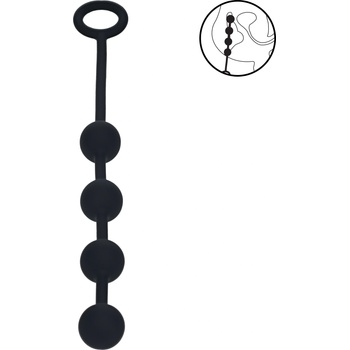 Levelz Round Silicone Anal Balls S 20mm Black