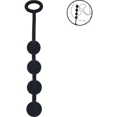 Levelz Round Silicone Anal Balls S 20mm Black