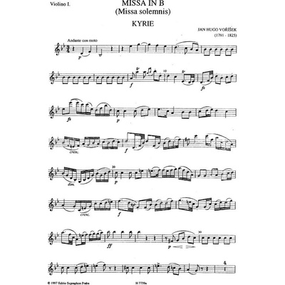 Missa in B Missa solemnis op. 24
