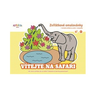 Kresli.to Zvířátkové omalovánky Vítejte na safari – Hledejceny.cz