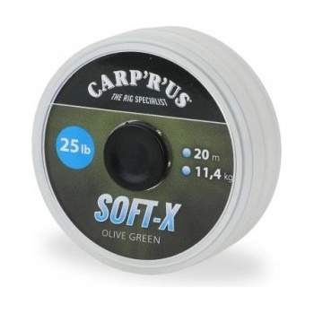 Carp 'R' Us šnúra Soft-X Olive Green 20m 15lb